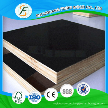 Construction Cement 1200x2400 mm Black Film Faced Plywood